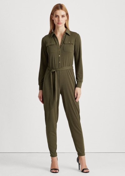 Macacão Ralph Lauren Buttoned Jersey Mulher 45908-PZSN